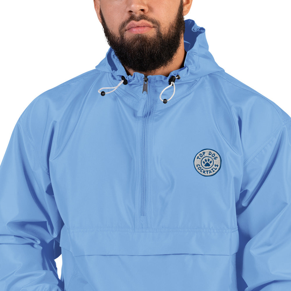 Embroidered Champion Packable Jacket – Top Dog Cocktails Merch